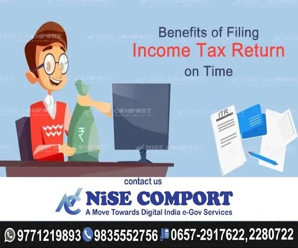 ITR & GST help at NISE COMPORT Pragya Kendra, Kharangajhar, Telco, Jamshedpur (photo 1)